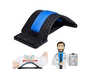 Stretcher Lumbar Pain Relief Device MultiLevel Massager Lumbar Pain Relief for Herniated Disc Sciatica Scoliosis Lower and Upper Stretcher Support