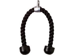 Universal Tricep Rope Pull Down 28 Inch Heavy Duty Nylon Rope Easy to Grip amp Non Slip Cable Attachment Ideal for Professional Gyms TooBlack Universal Tricep Rope Pull Down 28 Inch Heavy Duty Nylon Rope Easy to Grip amp Non Slip Cable Attachment Ideal for Professional Gyms TooBlack