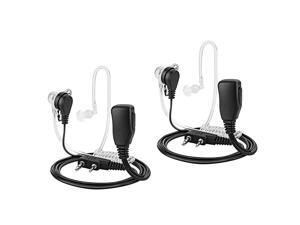 2Pin Covert Acoustic Tube Walkie Talkie Earpiece Two Way Radio Earpiece with a PTT Mic Compatible with Walkie Talkie Headset Brands Kenwood Puxing Wouxun Pack of 2 2Pin Covert Acoustic Tube Walkie Talkie Earpiece Two Way Radio Earpiece with a PTT Mic Compatible with Walkie Talkie Headset Brands Kenwood Puxing Wouxun Pack of 2