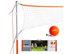 Sports Volleyball Set Backyard Volleyball Net Set with Volleyball Portable Net amp Ground Stakes Beach or Backyard Volleyball Starter Sports Volleyball Set Backyard Volleyball Net Set with Volleyball Portable Net amp Ground Stakes Beach or Backyard Volleyball Starter