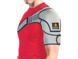 Shoulder Brace Support and Compression Sleeve for Torn Rotator Cuff AC Joint Pain Relief Arm Immobilizer Wrap Ice Pack Pocket Stability Strap Dislocated Sholder for Men and Women