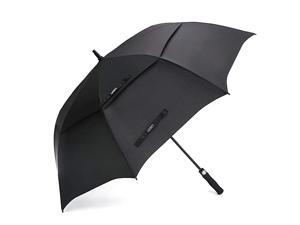 62 Inch Automatic Open Golf Umbrella Extra Large Oversize Double Canopy Vented Windproof Waterproof Stick Umbrellas Black 62 Inch Automatic Open Golf Umbrella Extra Large Oversize Double Canopy Vented Windproof Waterproof Stick Umbrellas Black