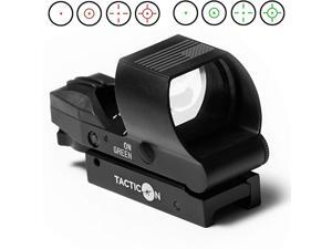 V2 Reflex Sight | Combat Veteran Owned Company | 45 Degree Offset Mount Included | Reflex Rifle Optic with 4 Reticle Patterns | Adjustable Color Settings | Red Dot Green Dot Gun Scope V2 Reflex Sight | Combat Veteran Owned Company | 45 Degree Offset Mount Included | Reflex Rifle Optic with 4 Reticle Patterns | Adjustable Color Settings | Red Dot Green Dot Gun Scope