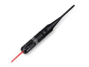 BoreSighter Bore Sight kit with Button Switch for 0177 to 054 Caliber Rifles Handgun Red Laser Sight BoreSighter Bore Sight kit with Button Switch for 0177 to 054 Caliber Rifles Handgun Red Laser Sight
