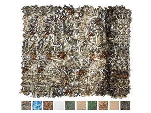 Camouflage Net Camo Netting,Bulk Roll Sunshade Mesh Nets for Hunting Blind Party 