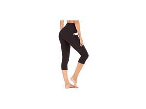 high waisted tummy control capri leggings