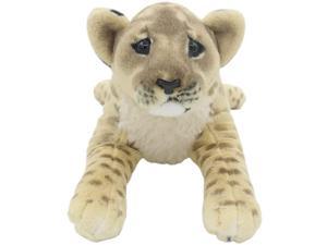 The Jungle Animals Stuffed Plush Toys Tiger Leopard Panther Lioness Pillows Brown Lioness 24 Inch