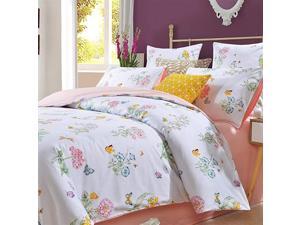 Butterfly Bedding Floral Pink Duvet Cover King 3 Pcs Princess Bedding Morning Glory 100 Egyptian Cotton 800 Thread Count Hypoallergenic Butterfly Bedding Floral Pink Duvet Cover King 3 Pcs Princess Bedding Morning Glory 100 Egyptian Cotton 800 Thread Count Hypoallergenic
