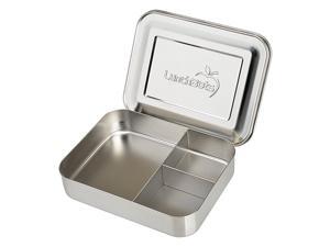 Large Trio Stainless Steel Lunch Container Three Section Design for Sandwich and Two Sides Metal Bento Lunch Box for Kids or Adults EcoFriendly Stainless Lid All Stainless Large Trio Stainless Steel Lunch Container Three Section Design for Sandwich and Two Sides Metal Bento Lunch Box for Kids or Adults EcoFriendly Stainless Lid All Stainless
