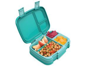 Fresh Aqua New amp Improved LeakProof Versatile 4Compartment BentoStyle Lunch Box Ideal for PortionControl and Balanced Eating OnTheGo BPAFree and FoodSafe Materials