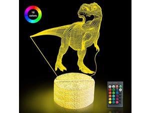 Dinosaur Toys Dinosaur Gifts for Child | 3D Night Light with Remote amp Smart Touch 16 Colors Changing T Rex Toys Birthday Halloween Christmas for Age 3 4 5 6 7 8 9+ Year Old Boy Gifts Dinosaur Toys Dinosaur Gifts for Child | 3D Night Light with Remote amp Smart Touch 16 Colors Changing T Rex Toys Birthday Halloween Christmas for Age 3 4 5 6 7 8 9+ Year Old Boy Gifts