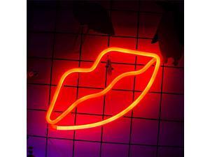 Lip Sign Red Battery Powered Light LED Lights Table DecorationGirls Bedroom Wall DécorKids Birthday GiftWedding Party Supplies Signs Lip Sign Red Battery Powered Light LED Lights Table DecorationGirls Bedroom Wall DécorKids Birthday GiftWedding Party Supplies Signs