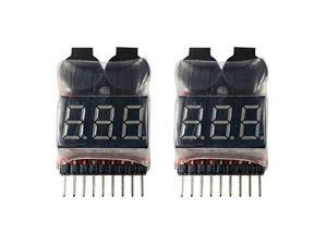 2 Pack Lipo Battery Voltage Checker Alarm LED 18 Cell 1655 2 Pack Lipo Battery Voltage Checker Alarm LED 18 Cell 1655