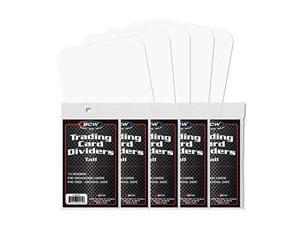NEW TALL TRADING CARD DIVIDERS PACK OF 50 NEW TALL TRADING CARD DIVIDERS PACK OF 50