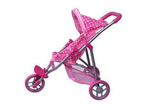 badger basket triple doll stroller