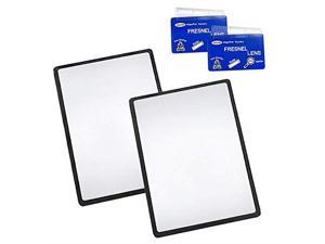 Maps and Books Magpro 4X PVC Lightweight Page Magnifying Sheet with 2 Bonus Card Magnifier Magnifying Glass for Reading Small Patterns 
