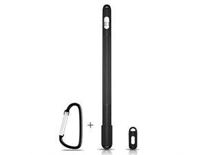 Silicone Case Compatible with Apple Pencil Holder Sleeve Skin Pocket Cover Accessories for iPad Prowith Charging Cap HolderProtective Nib Covers and Lightning Adapter Case Black Silicone Case Compatible with Apple Pencil Holder Sleeve Skin Pocket Cover Accessories for iPad Prowith Charging Cap HolderProtective Nib Covers and Lightning Adapter Case Black