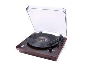 Record Player Vintage Phonograph Turntable with Builtin Stereo Speakers Support PC RecordingRCA OutputWood Record Player Vintage Phonograph Turntable with Builtin Stereo Speakers Support PC RecordingRCA OutputWood