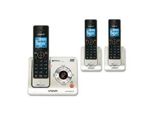 LS64253 DECT 60 Expandable Cordless Phone with Answering System and Caller IDCall Waiting Silver with 3 Handsets LS64253 DECT 60 Expandable Cordless Phone with Answering System and Caller IDCall Waiting Silver with 3 Handsets