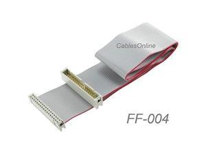 24 inch 34Pin IDC 254mmPitch 2x17 34wire MF Flat Ribbon Extension Cable FF004
