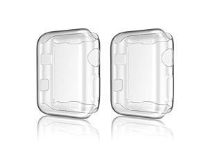 Apple Watch Case iWatch Screen Protector TPU AllAround Protective Case Clear UltraThin Cover Apple Watch Series 3 2 Pack Apple Watch 42mm case Apple Watch Case iWatch Screen Protector TPU AllAround Protective Case Clear UltraThin Cover Apple Watch Series 3 2 Pack Apple Watch 42mm case