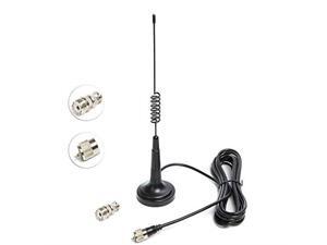 CB Antenna 14 Inch for Handheld CB Radio 27 Mhz Antenna Full Kit with Heavy Duty Magnet Small Mount PL259 Connector MobileCar Radio Antenna Equipped with BNC to SO239 Adapter by CB Antenna 14 Inch for Handheld CB Radio 27 Mhz Antenna Full Kit with Heavy Duty Magnet Small Mount PL259 Connector MobileCar Radio Antenna Equipped with BNC to SO239 Adapter by