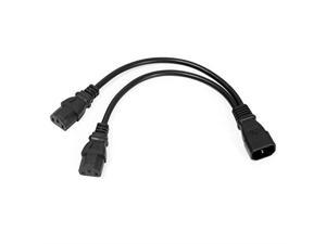 Server Y Splitter C14 to 2 x C13 Power Extension Cable