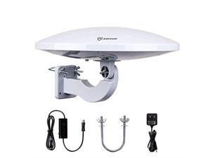 TV Antenna 360 Omnidirectional HDTV Antenna Outdoor Indoor with 4G LTE Filter and Powerful HDTV Amplifier Support 4K 1080P Freeview Channels TV Antenna 360 Omnidirectional HDTV Antenna Outdoor Indoor with 4G LTE Filter and Powerful HDTV Amplifier Support 4K 1080P Freeview Channels
