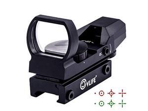 1X22X33 Red Green Dot Gun Sight Scope Reflex Sight with 20mm Rail 1X22X33 Red Green Dot Gun Sight Scope Reflex Sight with 20mm Rail