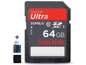 64GB Ultra Class 10 SDXC UHSI Memory Card + Card Reader for Canon DSLR Cameras Including Canon EOS Rebel T7i T7 T6i T6S T6 T5i T5 T3i SL2 SL1 EOS 80D 77D 70D EOS 64GB SD Memory Card 64GB Ultra Class 10 SDXC UHSI Memory Card + Card Reader for Canon DSLR Cameras Including Canon EOS Rebel T7i T7 T6i T6S T6 T5i T5 T3i SL2 SL1 EOS 80D 77D 70D EOS 64GB SD Memory Card