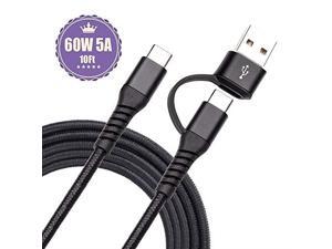 USB TypeC 10ft USBC to C Cable QC PD 2in1 USB Type C Fast Charger Cord Compatible with MacBook iPad Pro CaseGoogle Pixel XLNintendo SwitchNexusSamsung Galaxy S9 Note S8 Plus USB TypeC 10ft USBC to C Cable QC PD 2in1 USB Type C Fast Charger Cord Compatible with MacBook iPad Pro CaseGoogle Pixel XLNintendo SwitchNexusSamsung Galaxy S9 Note S8 Plus