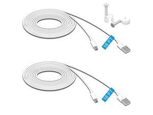 Pack 164FT Power Extension Cable for Wyze Cam PanWyzeCamKasa CamYI Dome Home CameraFurbo DogNest CamBlinkOculus Go Cloud CameraUSB to Micro USB Durable Charging and Data Sync Cord Pack 164FT Power Extension Cable for Wyze Cam PanWyzeCamKasa CamYI Dome Home CameraFurbo DogNest CamBlinkOculus Go Cloud CameraUSB to Micro USB Durable Charging and Data Sync Cord
