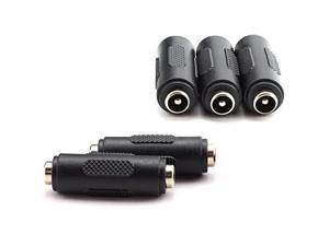 5pcs 55x21mm DC Power Plug Connector CCTV DC Power Plug Adaptor Female to Female 5pcs 55x21mm DC Power Plug Connector CCTV DC Power Plug Adaptor Female to Female