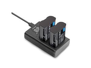 ENEL15 Camera Batteries Charger Set 2Pack 2000mAh Battery USBC Micro USB Charger for Nikon D750 D7500 D850 D810 D810A D800 D800E D7200 D500 D610 D600 ENEL15 Camera Batteries Charger Set 2Pack 2000mAh Battery USBC Micro USB Charger for Nikon D750 D7500 D850 D810 D810A D800 D800E D7200 D500 D610 D600