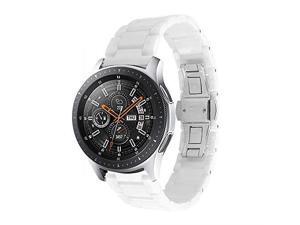 Compatible for Samsung Galaxy Watch Active 40mm Band Ceramic 20MM Women Stainless Steel Butterfly Buckle Wristband Replacement Band for Samsung Galaxy Watch 42mmActive 40mmGear Sport White Compatible for Samsung Galaxy Watch Active 40mm Band Ceramic 20MM Women Stainless Steel Butterfly Buckle Wristband Replacement Band for Samsung Galaxy Watch 42mmActive 40mmGear Sport White