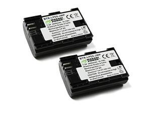 LPE6 LPE6N 2Pack Battery for Canon EOS 5D Mark II Mark III Mark IV 5DS 5DS R 6D 60D 60Da 6D Mark II 7D 7D Mark II 70D 80D R XC10 XC15 LPE6 LPE6N 2Pack Battery for Canon EOS 5D Mark II Mark III Mark IV 5DS 5DS R 6D 60D 60Da 6D Mark II 7D 7D Mark II 70D 80D R XC10 XC15