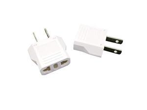 EU Europe to US Usa Travel Plug Adapter Power Converter AC Pack of 2 EU Europe to US Usa Travel Plug Adapter Power Converter AC Pack of 2