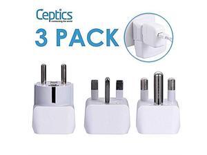 African Travel Adapter Set 2 in 1 USA to Africa S Africa Nigeria Ghana Uganda Type M EF Type G 3 Pack Does Not Convert Voltage African Travel Adapter Set 2 in 1 USA to Africa S Africa Nigeria Ghana Uganda Type M EF Type G 3 Pack Does Not Convert Voltage