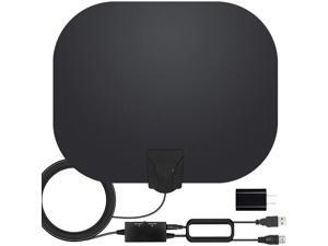 Antenna 2019 Newest Indoor Digital TV Antenna 130+ Miles Range with Amplifier Signal Booster 4K HD Free Local Channels Support All Television 17ft Coax Cable Antenna 2019 Newest Indoor Digital TV Antenna 130+ Miles Range with Amplifier Signal Booster 4K HD Free Local Channels Support All Television 17ft Coax Cable