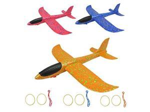 Catapult Plane Hand Throwing Glider Airplane Toy3 Pack EPP Foam Aircraft with 136 inches Wingspan for Outdoor Sports Garden Yard Playing Catapult Plane Hand Throwing Glider Airplane Toy3 Pack EPP Foam Aircraft with 136 inches Wingspan for Outdoor Sports Garden Yard Playing