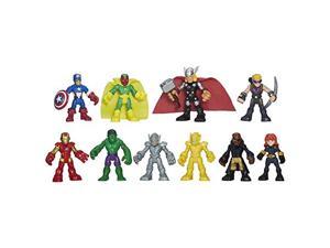 Marvel Super Hero Adventures Ultimate Super Hero Set 10 Collectible 25Inch Action Figures Toys for Kids Ages 3 and Up  Exclusive