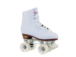 Womens Leather Lined Rink Roller Skate Size 9 White Womens Leather Lined Rink Roller Skate Size 9 White