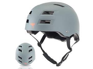Dual Certified CPSC Multi Sport Kids amp Adult Bike And Skateboard Adjustable Dial HelmetGreySM Dual Certified CPSC Multi Sport Kids amp Adult Bike And Skateboard Adjustable Dial HelmetGreySM
