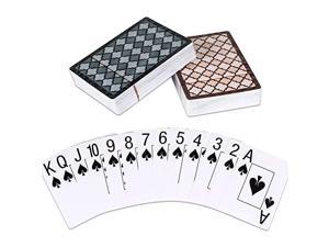 Playing Cards 100 Waterproof Plastic Playing Cards Poker Size Large Print Jumbo Index