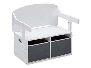 MySize Kids Activity Bench Bianca White MySize Kids Activity Bench Bianca White