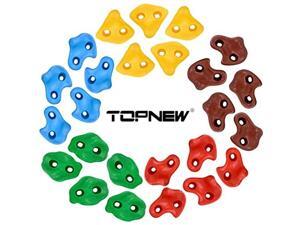25 Rock Climbing Holds for Kids and Adults Large Rock Wall Grips for Indoor and Outdoor Play Set Build Rock Climbing Wall with 2 Inch Mounting Hardware 25 Rock Climbing Holds for Kids and Adults Large Rock Wall Grips for Indoor and Outdoor Play Set Build Rock Climbing Wall with 2 Inch Mounting Hardware