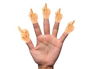 Tiny Hands Middle Finger Sign 5 Pack MFU Style Mini Hand Puppet