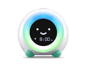Mella Ready to Rise Childrens Sleep Trainer Alarm Clock Night Light and Sleep Sounds Machine Tropical Teal Mella Ready to Rise Childrens Sleep Trainer Alarm Clock Night Light and Sleep Sounds Machine Tropical Teal