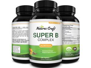 Vitamin B Complex Adult Multivitamin - Super B Complex Vitamins for Immune Support Mood Boost and Memory Supplement for Brain Support Vitamin B Complex Adult Multivitamin - Super B Complex Vitamins for Immune Support Mood Boost and Memory Supplement for Brain Support