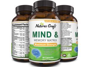 Mind and Memory Enhancement Supplement, Brain booster nootropic pills Improve Focus Concentration Clarity Mental Performance Pure Vitamins Natural Dietary Supplement Mind and Memory Enhancement Supplement, Brain booster nootropic pills Improve Focus Concentration Clarity Mental Performance Pure Vitamins Natural Dietary Supplement